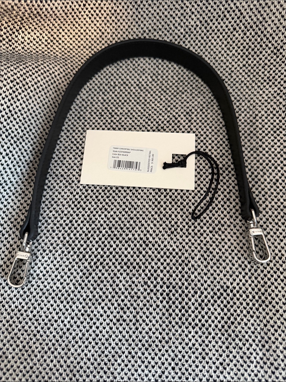 Staud | Timmy convertible shoulder bag with black sequins - Picture 7 of 10